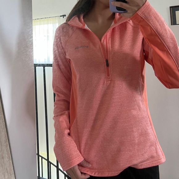 Columbia Tops - Women's orange Half-Zip Top